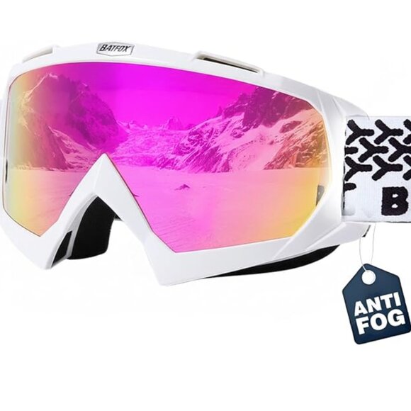 Anti Fog Ski Pink Goggles - Picture 5 of 10